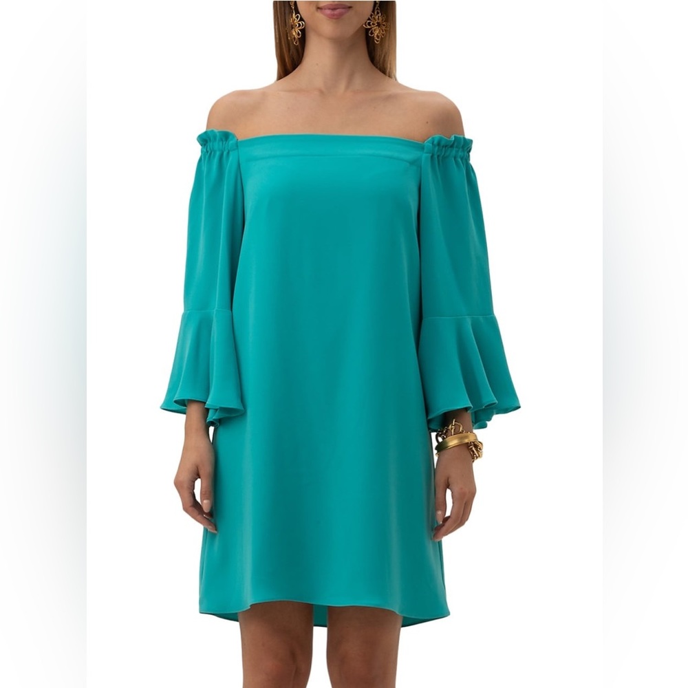 Trina Turk Knox Off Shoulder Mini Dress - Sz XXL